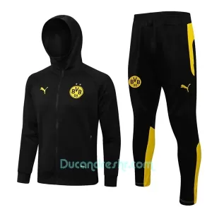 BVB Borussia Dortmund Komplet Jakne za Trening s Kapuljačom 2022/23 Crno BVB Borussia Dortmund Komplet Jakne za Trening s Kapuljačom 2022/23 Crno