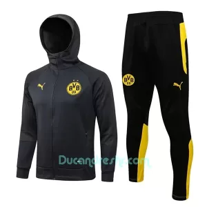 BVB Borussia Dortmund Komplet Jakne za Trening s Kapuljačom 2022/23 Sivo BVB Borussia Dortmund Komplet Jakne za Trening s Kapuljačom 2022/23 Sivo