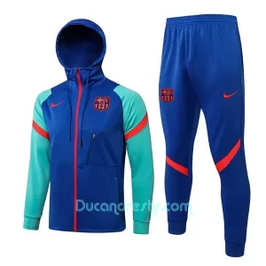 FC Barcelona Komplet Jakne za Trening s Kapuljačom 2022/23 Plavo-Zeleno FC Barcelona Komplet Jakne za Trening s Kapuljačom 2022/23 Plavo-Zeleno