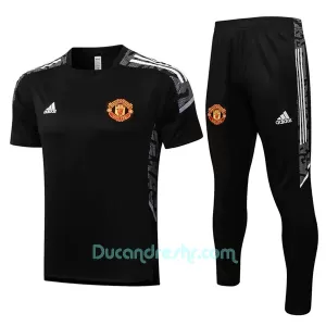 Manchester United Champions League Trening Dres Komplet 2022/23 Crno-Bijeli