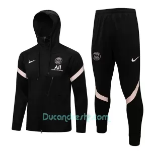 Paris Saint-Germain Komplet Jakne za Trening s Kapuljačom 2022/23 Crno-Roza Paris Saint-Germain Komplet Jakne za Trening s Kapuljačom 2022/23 Crno-Roza