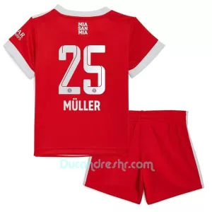 Dres FC Bayern Munich Thomas Müller 25 Dječji Domaći 2022/23 Dres FC Bayern Munich Thomas Müller 25 Dječji Domaći 2022/23