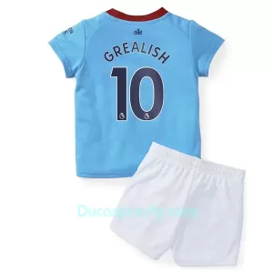 Dres Manchester City Jack Grealish 10 Dječji Domaći 2022/23 Dres Manchester City Jack Grealish 10 Dječji Domaći 2022/23