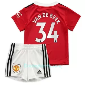 Dres Manchester United Donny Van de Beek 34 Dječji Domaći 2022/23 Dres Manchester United Donny Van de Beek 34 Dječji Domaći 2022/23