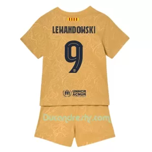 Dres FC Barcelona Robert Lewandowski 9 Dječji Gostujući 2022/23 Dres FC Barcelona Robert Lewandowski 9 Dječji Gostujući 2022/23