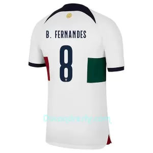 Dres Portugal Bruno Fernandes 8 Gostujući SP 2022 Dres Portugal Bruno Fernandes 8 Gostujući SP 2022