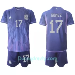 Dres Argentina Alejandro Gomez 17 Dječji Gostujući SP 2022 Dres Argentina Alejandro Gomez 17 Dječji Gostujući SP 2022