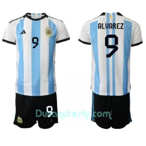 Dres Argentina Julián Álvarez 9 Dječji Domaći SP 2022 Dres Argentina Julián Álvarez 9 Dječji Domaći SP 2022