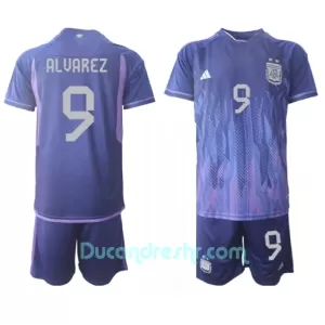 Dres Argentina Julián Álvarez 9 Dječji Gostujući SP 2022 Dres Argentina Julián Álvarez 9 Dječji Gostujući SP 2022