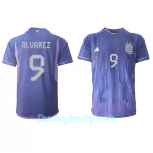 Dres Argentina Julián Álvarez 9 Gostujući SP 2022 Dres Argentina Julián Álvarez 9 Gostujući SP 2022