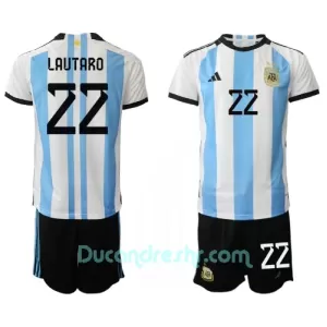 Dres Argentina Lautaro Martínez 22 Dječji Domaći SP 2022 Dres Argentina Lautaro Martínez 22 Dječji Domaći SP 2022