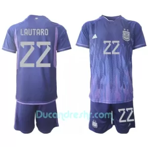 Dres Argentina Lautaro Martínez 22 Dječji Gostujući SP 2022 Dres Argentina Lautaro Martínez 22 Dječji Gostujući SP 2022