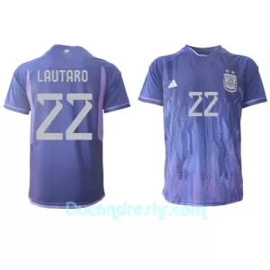 Dres Argentina Lautaro Martínez 22 Gostujući SP 2022 Dres Argentina Lautaro Martínez 22 Gostujući SP 2022