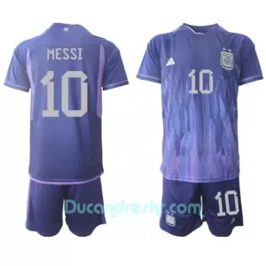 Dres Argentina Lionel Messi 10 Dječji Gostujući SP 2022 Dres Argentina Lionel Messi 10 Dječji Gostujući SP 2022