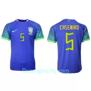 Dres Brazil Casemiro 5 Gostujući SP 2022
