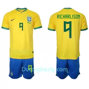 Dres Brazil Richarlison de Andrade 9 Dječji Domaći SP 2022