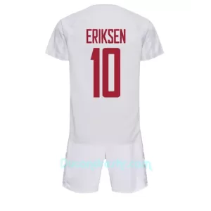 Dres Danska Christian Eriksen 10 Dječji Gostujući SP 2022