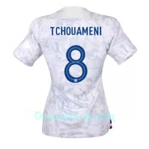 Dres Francuska Aurélien Tchouaméni 8 Ženski Gostujući SP 2022 Dres Francuska Aurélien Tchouaméni 8 Ženski Gostujući SP 2022