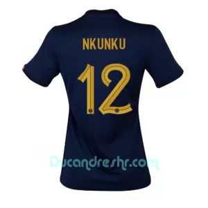 Dres Francuska Christopher Nkunku 12 Ženski Domaći SP 2022 Dres Francuska Christopher Nkunku 12 Ženski Domaći SP 2022