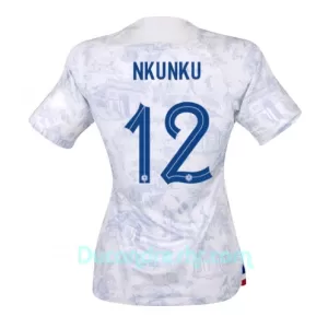 Dres Francuska Christopher Nkunku 12 Ženski Gostujući SP 2022 Dres Francuska Christopher Nkunku 12 Ženski Gostujući SP 2022