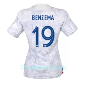 Dres Francuska Karim Benzema 19 Ženski Gostujući SP 2022 Dres Francuska Karim Benzema 19 Ženski Gostujući SP 2022