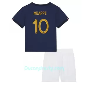 Dres Francuska Kylian Mbappé 10 Dječji Domaći SP 2022 Dres Francuska Kylian Mbappé 10 Dječji Domaći SP 2022