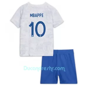 Dres Francuska Kylian Mbappé 10 Dječji Gostujući SP 2022 Dres Francuska Kylian Mbappé 10 Dječji Gostujući SP 2022