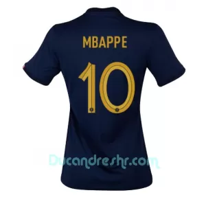 Dres Francuska Kylian Mbappé 10 Ženski Domaći SP 2022 Dres Francuska Kylian Mbappé 10 Ženski Domaći SP 2022