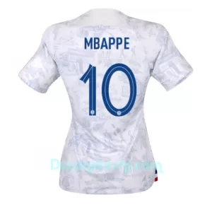 Dres Francuska Kylian Mbappé 10 Ženski Gostujući SP 2022 Dres Francuska Kylian Mbappé 10 Ženski Gostujući SP 2022