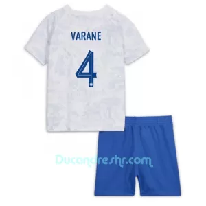 Dres Francuska Raphael Varane 4 Dječji Gostujući SP 2022 Dres Francuska Raphael Varane 4 Dječji Gostujući SP 2022
