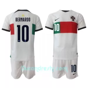 Dres Portugal Bernardo Silva 10 Dječji Gostujući SP 2022 Dres Portugal Bernardo Silva 10 Dječji Gostujući SP 2022