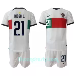 Dres Portugal Diogo Jota 21 Dječji Gostujući SP 2022 Dres Portugal Diogo Jota 21 Dječji Gostujući SP 2022