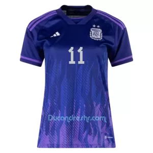 Dres Argentina Ángel Di María 11 Ženski Gostujući SP 2022