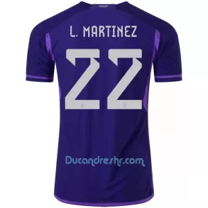 Dres Argentina L. MARTINEZ 22 Gostujući SP 2022 Dres Argentina L. MARTINEZ 22 Gostujući SP 2022