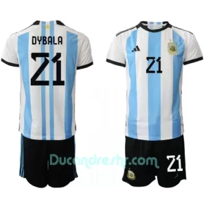 Dres Argentina Paulo Dybala 21 Dječji Domaći SP 2022 Dres Argentina Paulo Dybala 21 Dječji Domaći SP 2022