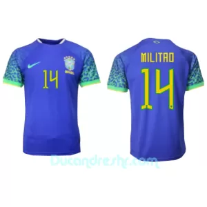 Dres Brazil Éder Militão 14 Gostujući SP 2022