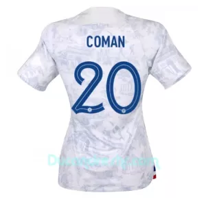 Dres Francuska Kingsley Coman 20 Ženski Gostujući SP 2022 Dres Francuska Kingsley Coman 20 Ženski Gostujući SP 2022