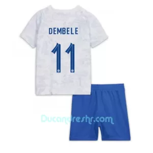 Dres Francuska Ousmane Dembélé 11 Dječji Gostujući SP 2022 Dres Francuska Ousmane Dembélé 11 Dječji Gostujući SP 2022