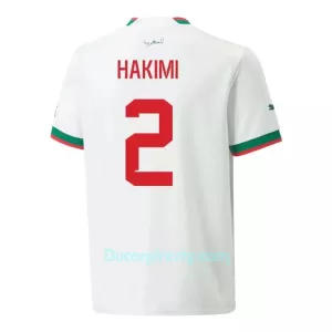 Dres Maroko Achraf Hakimi 2 Gostujući SP 2022