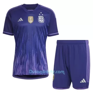 Dres Argentina 3 Star Dječji Gostujući SP 2022 Dres Argentina 3 Star Dječji Gostujući SP 2022
