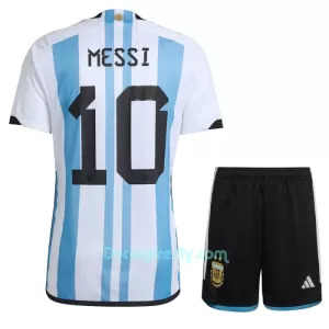 Dres Argentina 3 Star Lionel Messi 10 Dječji Domaći SP 2022 Dres Argentina 3 Star Lionel Messi 10 Dječji Domaći SP 2022
