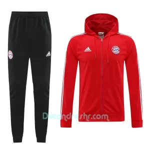 Bayern Munich Komplet Jakne za Trening s Kapuljačom 2022/23 Crvena Bayern Munich Komplet Jakne za Trening s Kapuljačom 2022/23 Crvena