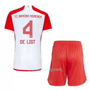 Dres FC Bayern Munich Matthijs de Ligt 4 Dječji Domaći 2023/24 Dres FC Bayern Munich Matthijs de Ligt 4 Dječji Domaći 2023/24