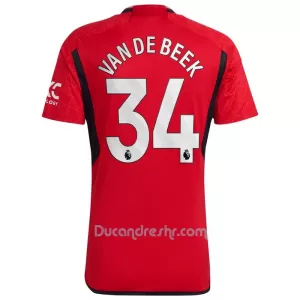 Dres Manchester United Donny Van de Beek 34 Domaći 2023/24