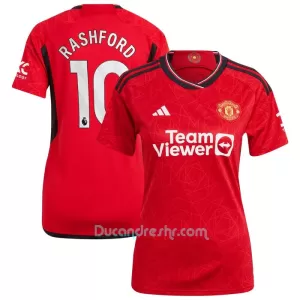 Dres Manchester United Marcus Rashford 10 Ženski Domaći 2023/24