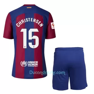 Dres FC Barcelona Christensen 15 Dječji Domaći 2023/24 Dres FC Barcelona Christensen 15 Dječji Domaći 2023/24