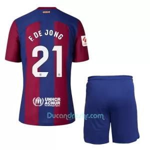 Dres FC Barcelona Frenkie de Jong 21 Dječji Domaći 2023/24 Dres FC Barcelona Frenkie de Jong 21 Dječji Domaći 2023/24