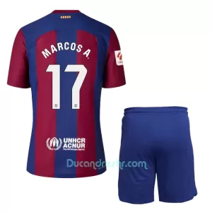 Dres FC Barcelona Marcos A. 17 Dječji Domaći 2023/24 Dres FC Barcelona Marcos A. 17 Dječji Domaći 2023/24