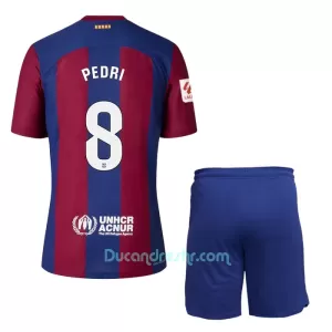 Dres FC Barcelona Pedri 8 Dječji Domaći 2023/24 Dres FC Barcelona Pedri 8 Dječji Domaći 2023/24