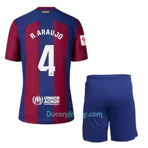 Dres FC Barcelona Ronald Araujo 4 Dječji Domaći 2023/24 Dres FC Barcelona Ronald Araujo 4 Dječji Domaći 2023/24